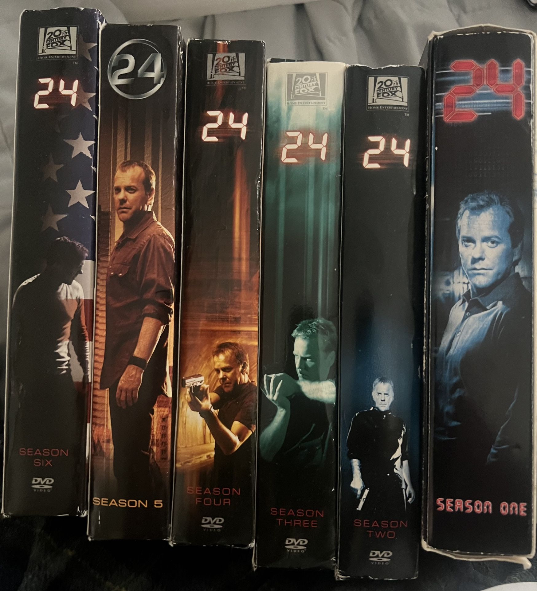 24 - Season 1-6 Jack Bauer DVDs