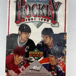 1991-92 Upper Deck NHL Hockey Factory Sealed Unopened Box - Find The Hull