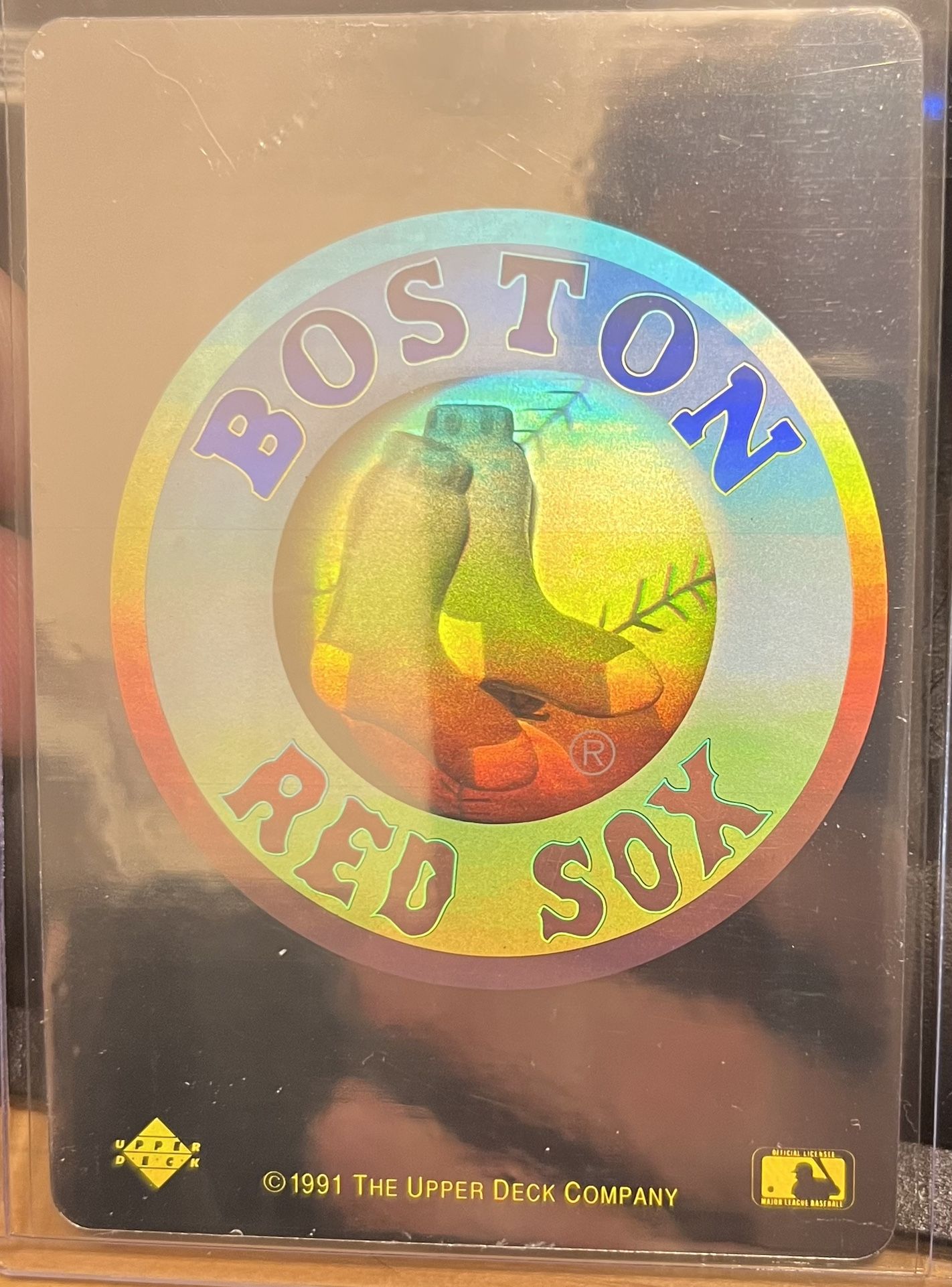 1991 Boston Red Sox Hologram Card - Upper Deck