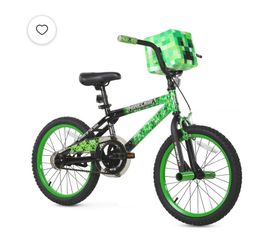 KIDS 18” MINECRAFT CREEPER BIKE 6-9 years