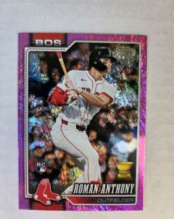 2026 Topps Series 1 - Roman Anthony #189 Pink Holo Foil (RC)