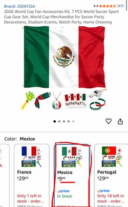 World Cup 2026 Fan Support Set