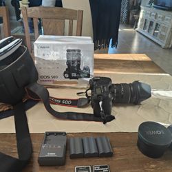 Canon 50d Camera With Lenses 