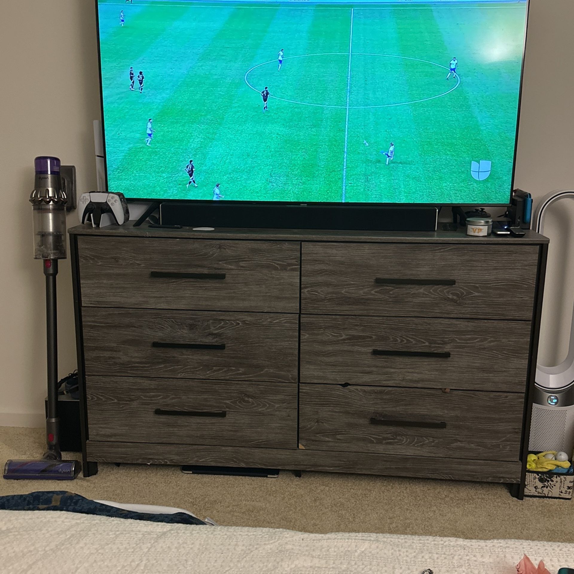 Back And Gray Dresser (Ashley Furniture)