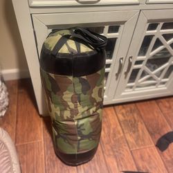 Youth Camouflage Hanging Punching Bag 