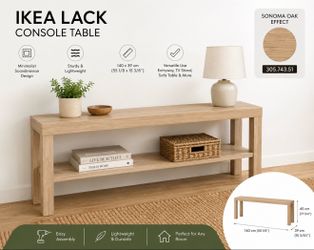 IKEA lack console table