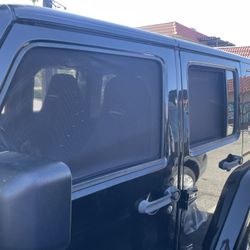 Window Mesh Shades Magnetic Fit Jeep Wrangler JK