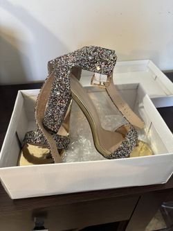 4 Inch Strappy Chunky Heel