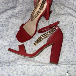 Red Heels, Size 8