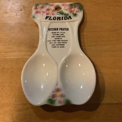 Florida  Collectible Spoon Rest  Holder