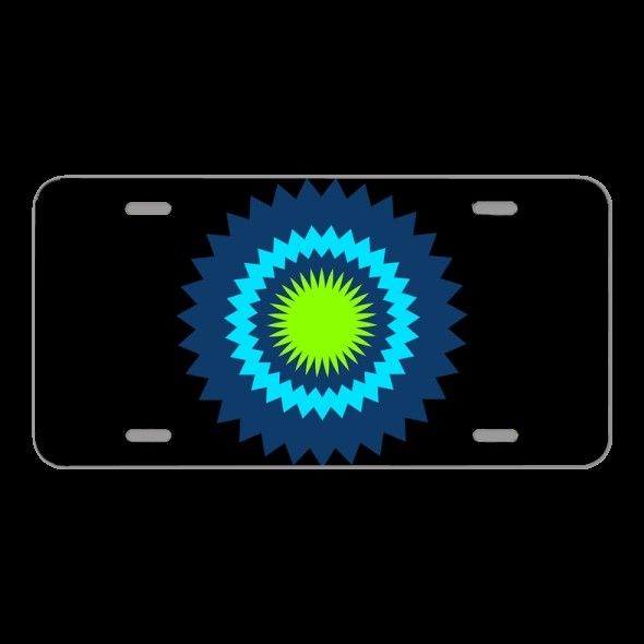 License Plate Novelty Car Front Mandala Design Cool Pretty