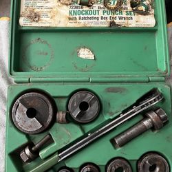 1/2 Inch To 2 Inch Know Out Punch