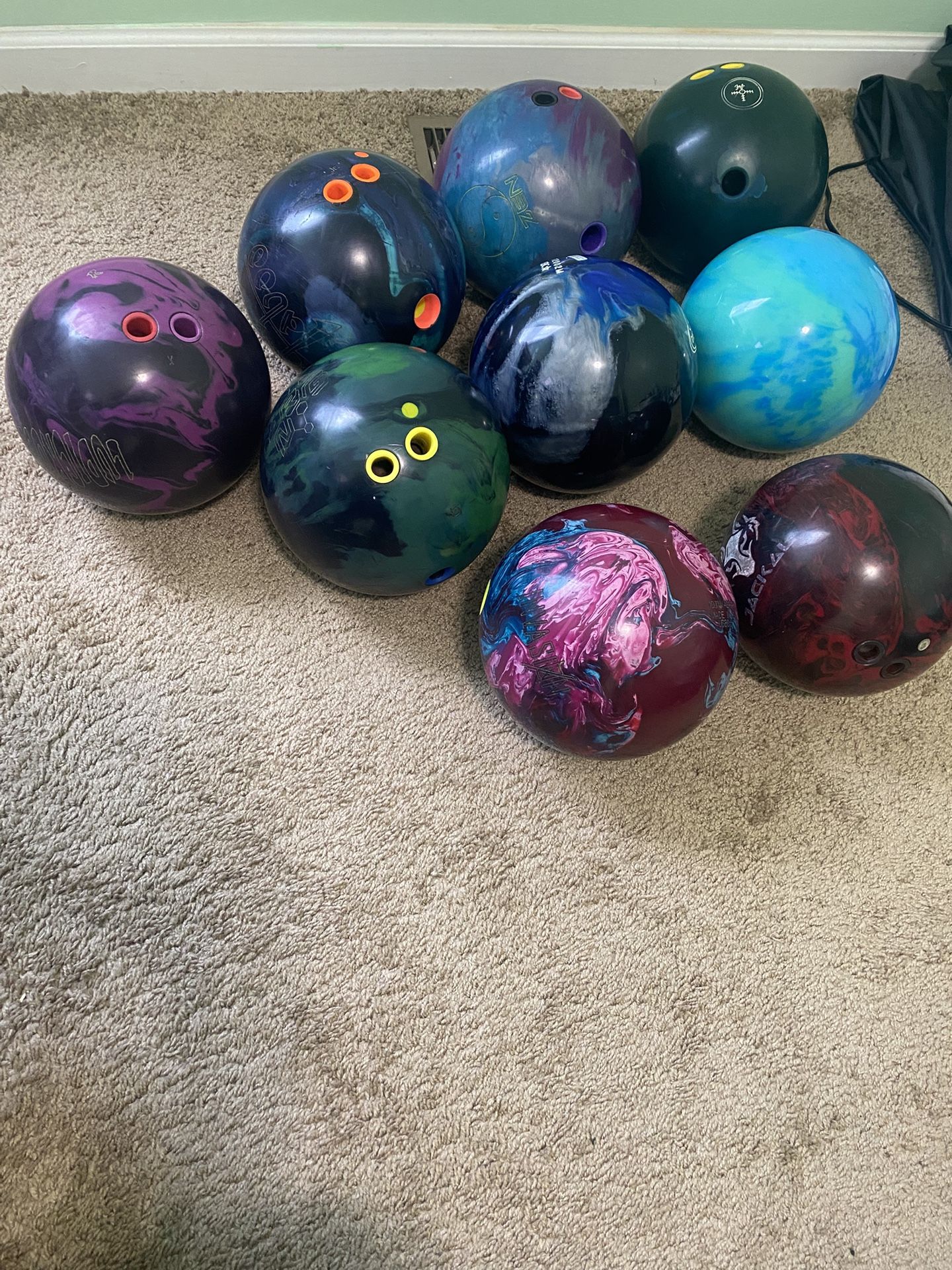 bowling balls