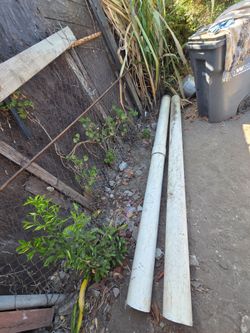Free pvc pipes 6 in by 10 ft