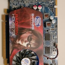 Sapphire Radeon HD 4670 512MB GDDR3 - Retro Gaming GPU (No Extra Power Needed)
