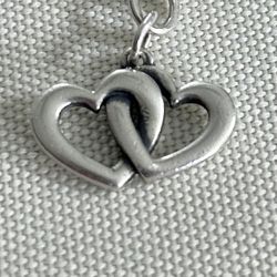 James Avery Double Heart Charm