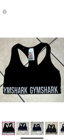 GYMSHARK SPORT BRA BLACK SIZE Small