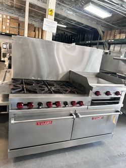 Vulcan combo stove natural gas