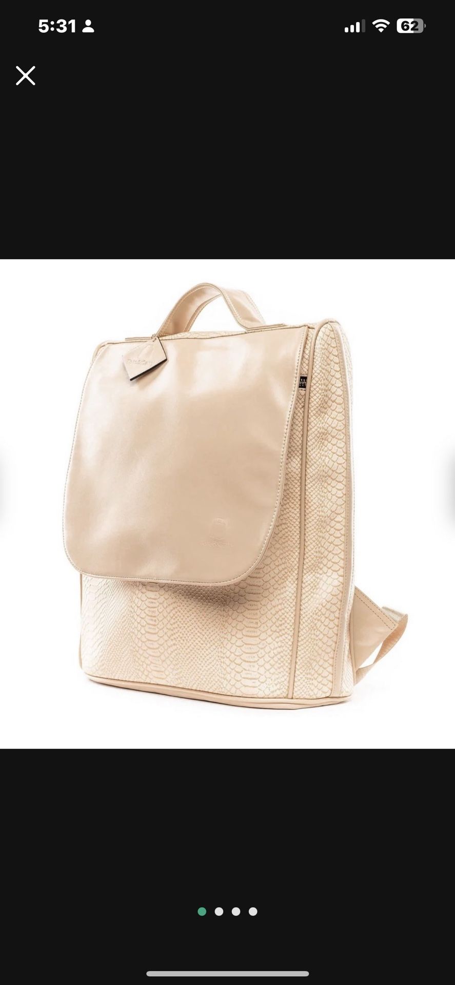 Authentic Tote&Carry BEIGE APOLLO 1 BACKPACK