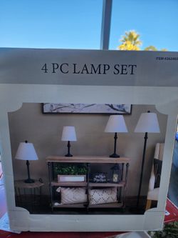 4 PC Lamp Set