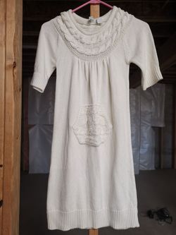 Off white knit dress very pretty