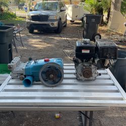 Cat pump and Honda 13 HP