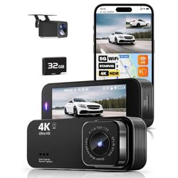 Brand New 4K Dual Dash Cam Front and Rear