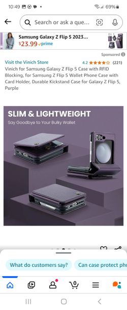 Samsung  Flip  5  Case For Phone Wallet $20