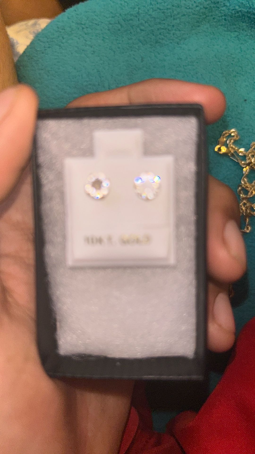 10k Diamond Earrings