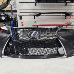 2006-2013 Lexus IS250 IS350 Conversion to GS F-Sport front bumper + Foglight