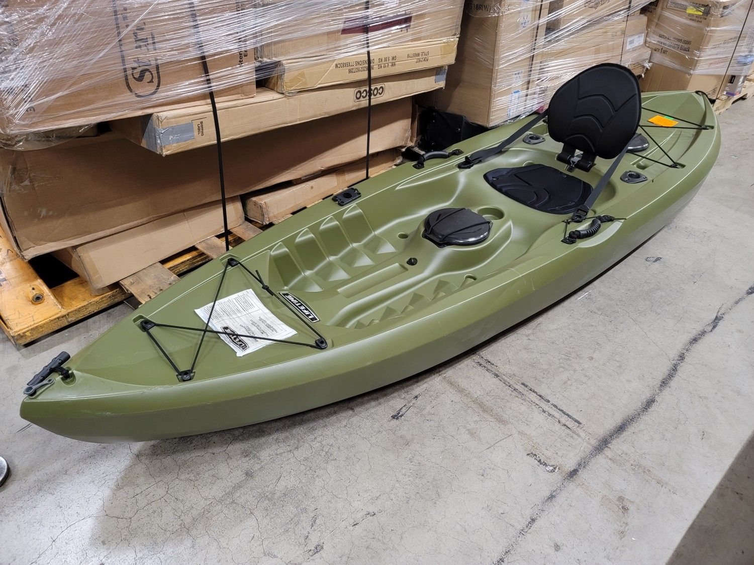 LIFETIME TAMRACK KAYAK WITH PADDLE (READ THE DESCRIPTION) $200 FIRM FIRM FIRM