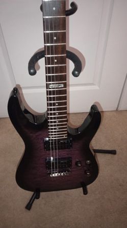 ESP LTD MH- 100 QMNT Purple Transparent Mint 2013 Indonesia 