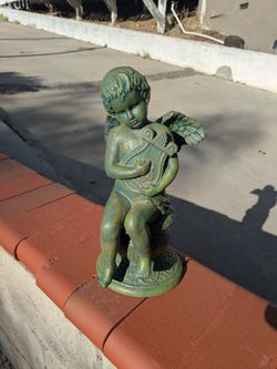 12" Plastic/Resin Angel Statue