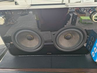 TDK Life On Record 2 Speaker Boombox model TP6802BLK Tested Works