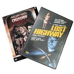 Lot of 2 Horror DVD’s Creepshow Lost Highway