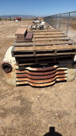 47 to 53 Chevy truck nose needs body work surface rust only