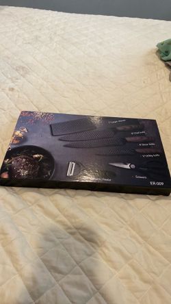 New 6 pcs kitchen knife combo set / Juego de 6 Piezas Nuevos de cuchillos