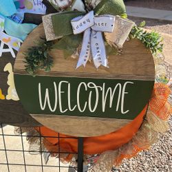 Easter Welcome Wreath