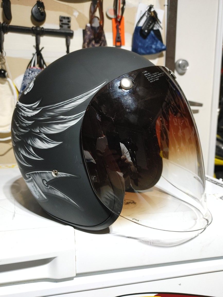 DAYTONA CRUISER AMERICAN SKULL HELMET