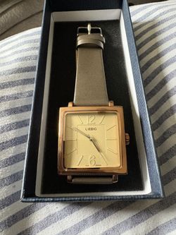 LIEBIG Retro Square Leather Watch