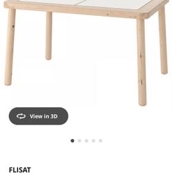 Flisat Table With Acrylic Covers 