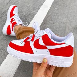 Custom Air Force 1 Red