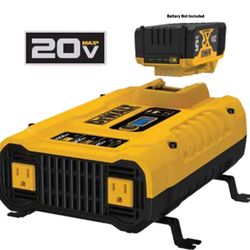 p
DEWALT
-Way 1000-Watt Power Inverter Compatible with 20-Volt XR 5 AH Lithium-lon Battery (Not Included)