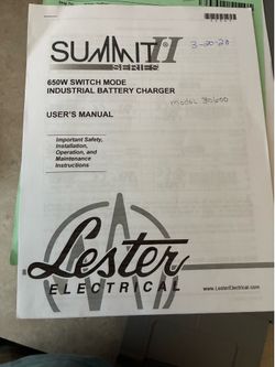 Summit 2 golf cart battery charger