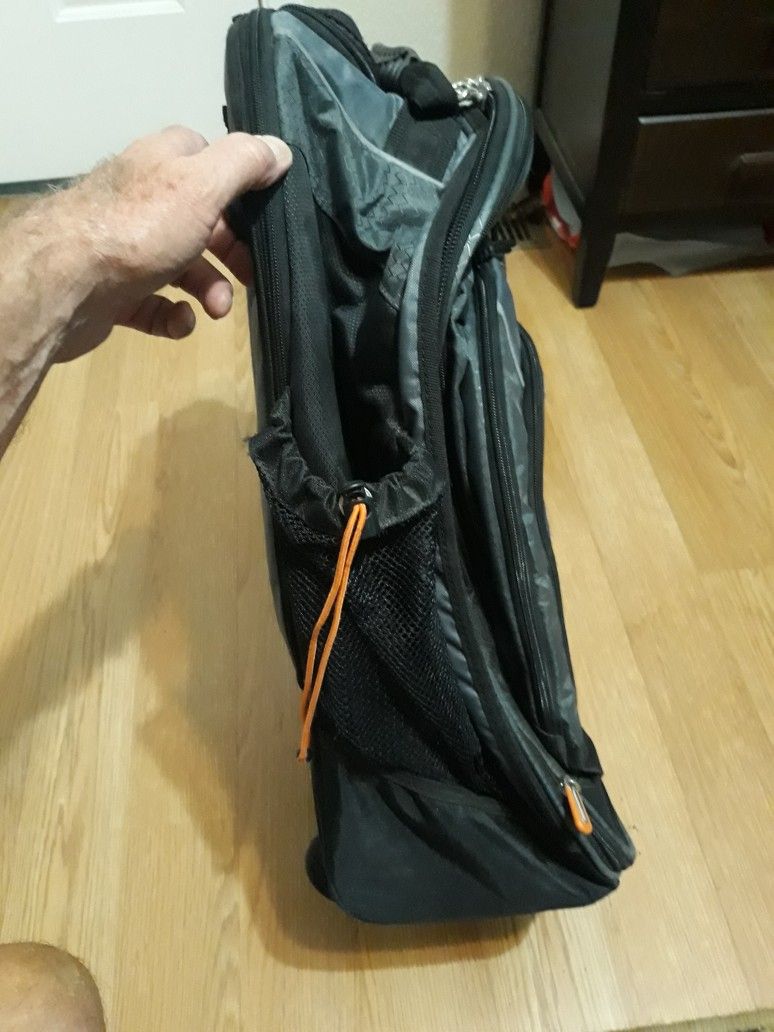 Rolling Backpack Travel Case Like New