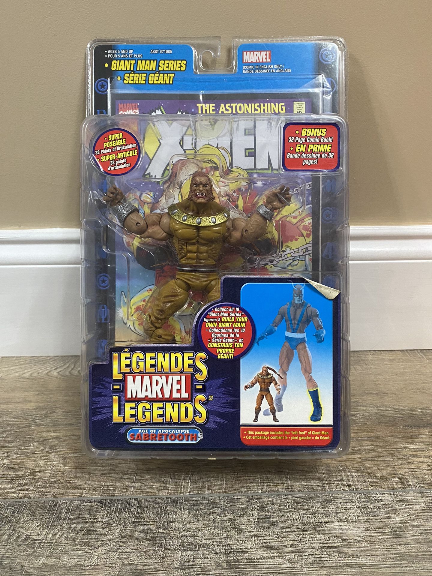 Marvel Legends Sabretooth Action Figure Giant Man BAF Series