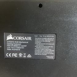 Corsair keyboard