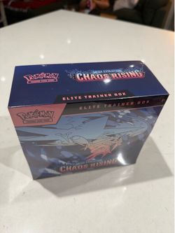 Sealed Pokemon Mega Evolution Chaos Rising Elite Trainer Box ETB