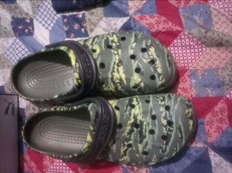 Navy crocs