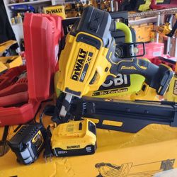 Dewalt 21g Framing Nailer Xr Brushless Kit Baterie 5.0 And Charger $330